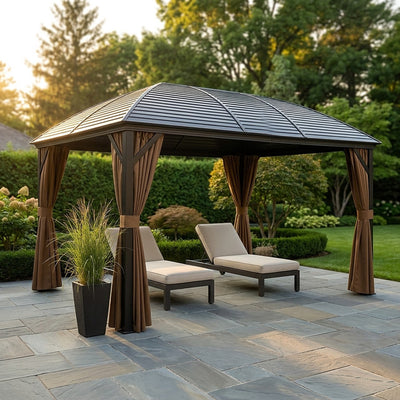 IronHarbor Royale 10x13 Aluminum Hardtop Gazebo
