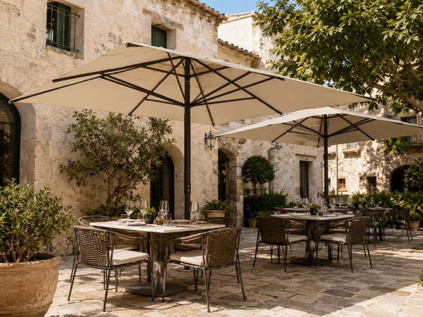 TerraLuxe Commercial Square Patio Umbrella