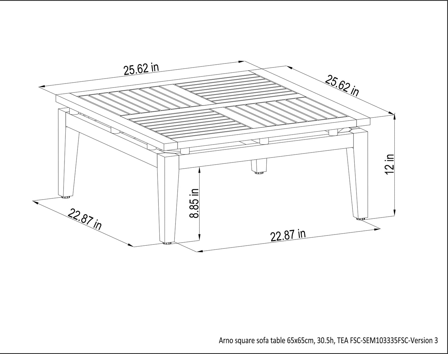 Arno 6pc Corner Set Light