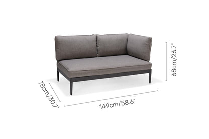 Topaz 4pc Seating Bed Set
